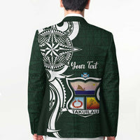 Personalised Tonga Takuilau College Blazer Est 1975 Tongan Ngatu Pattern - Polynesian Pride
