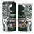 Personalised Tonga Takuilau College 4 in 1 Can Cooler Tumbler Est 1975 Tongan Ngatu Pattern - Polynesian Pride