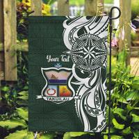 Personalised Tonga Takuilau College Garden Flag Est 1975 Tongan Ngatu Pattern - Polynesian Pride