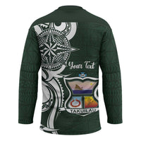 Personalised Tonga Takuilau College Hockey Jersey Est 1975 Tongan Ngatu Pattern - Polynesian Pride