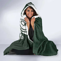 Personalised Tonga Takuilau College Hooded Blanket Est 1975 Tongan Ngatu Pattern - Polynesian Pride