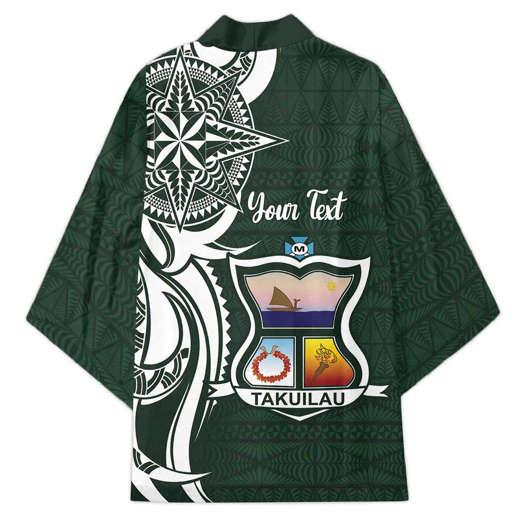 Personalised Tonga Takuilau College Kimono Est 1975 Tongan Ngatu Pattern - Polynesian Pride