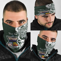 Personalised Tonga Takuilau College Neck Gaiter Est 1975 Tongan Ngatu Pattern - Polynesian Pride