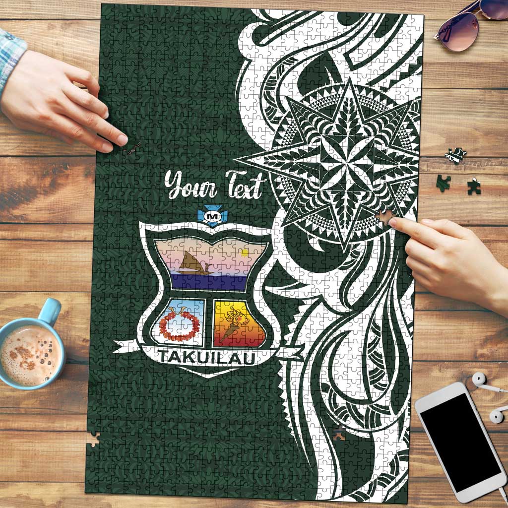 Personalised Tonga Takuilau College Puzzle Est 1975 Tongan Ngatu Pattern - Polynesian Pride