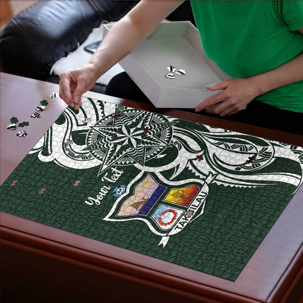 Personalised Tonga Takuilau College Puzzle Est 1975 Tongan Ngatu Pattern - Polynesian Pride