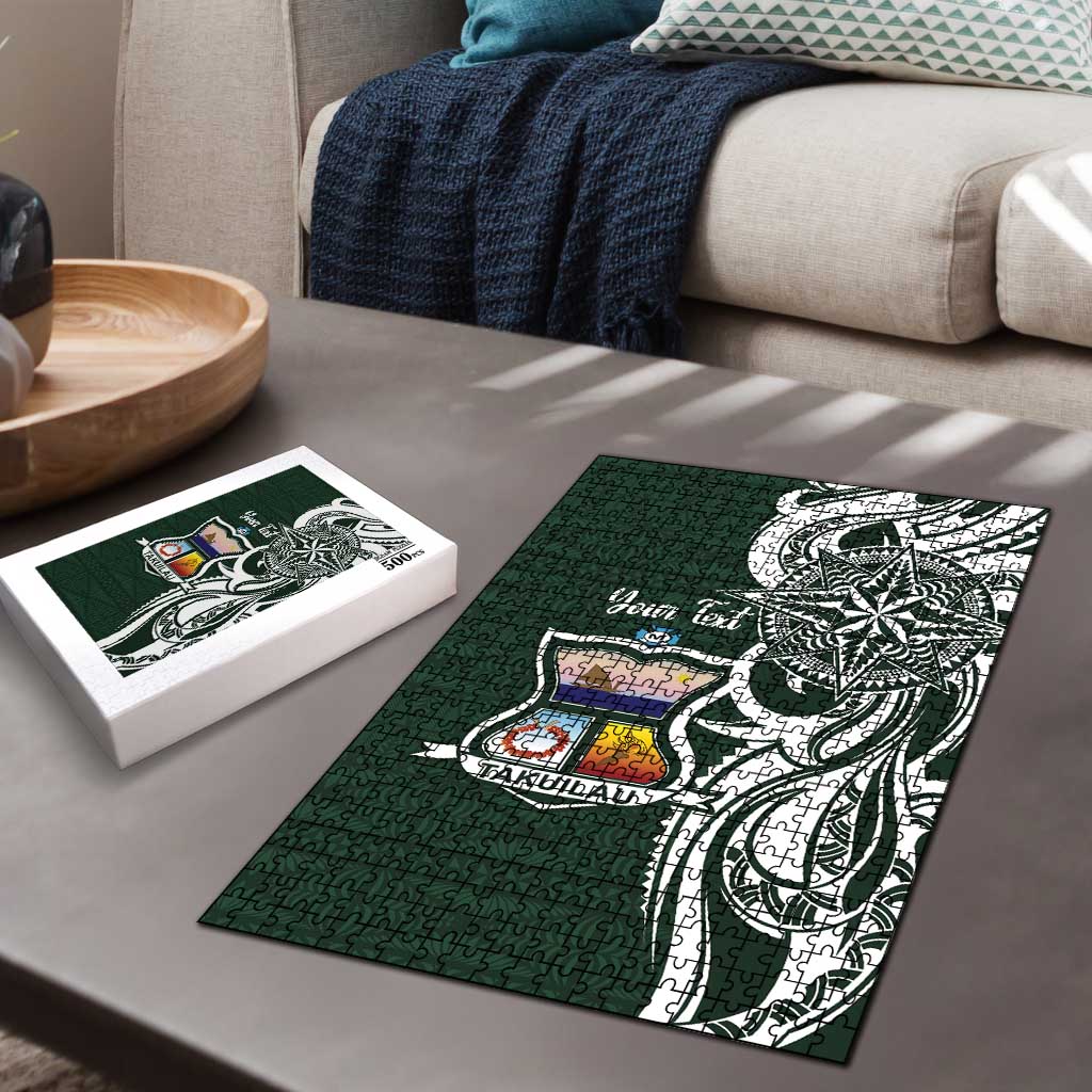 Personalised Tonga Takuilau College Puzzle Est 1975 Tongan Ngatu Pattern - Polynesian Pride