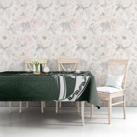 Personalised Tonga Takuilau College Tablecloth Est 1975 Tongan Ngatu Pattern - Polynesian Pride