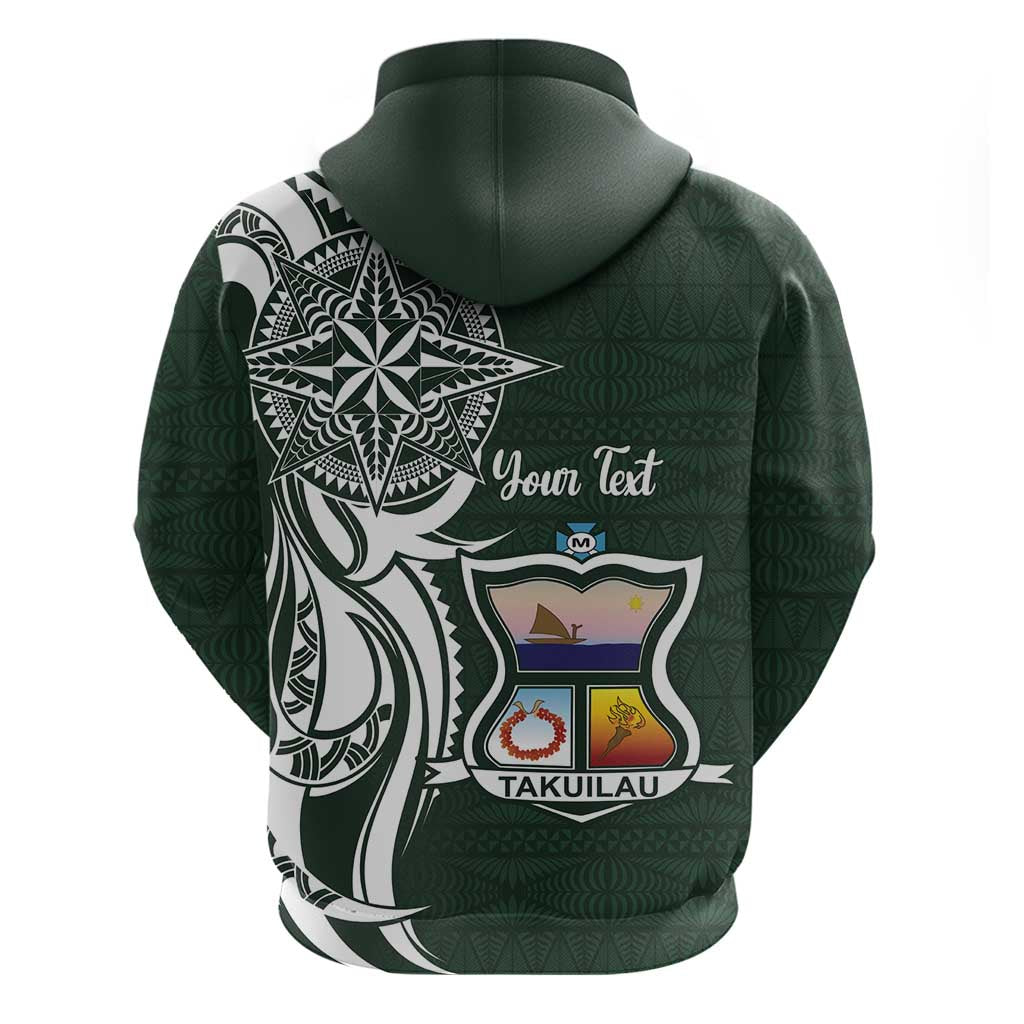 Personalised Tonga Takuilau College Zip Hoodie Est 1975 Tongan Ngatu Pattern LT14 - Polynesian Pride