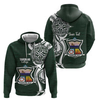 Personalised Tonga Takuilau College Zip Hoodie Est 1975 Tongan Ngatu Pattern LT14 - Polynesian Pride