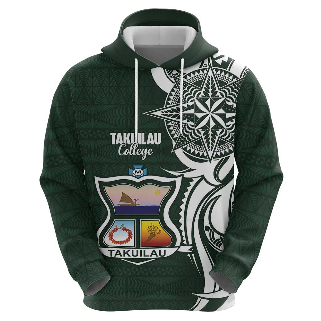 Personalised Tonga Takuilau College Zip Hoodie Est 1975 Tongan Ngatu Pattern LT14 - Polynesian Pride