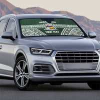 Personalised Tonga Takuilau College Auto Sun Shade 50th Anniversary Ngatu Kupesi - Polynesian Pride