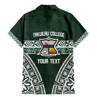 Personalised Tonga Takuilau College Family Matching Mermaid Dress and Hawaiian Shirt 50th Anniversary Ngatu Kupesi - Polynesian Pride