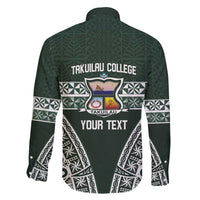 Personalised Tonga Takuilau College Family Matching Mermaid Dress and Hawaiian Shirt 50th Anniversary Ngatu Kupesi - Polynesian Pride