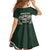 Personalised Tonga Takuilau College Family Matching Off Shoulder Short Dress and Hawaiian Shirt 50th Anniversary Ngatu Kupesi - Polynesian Pride
