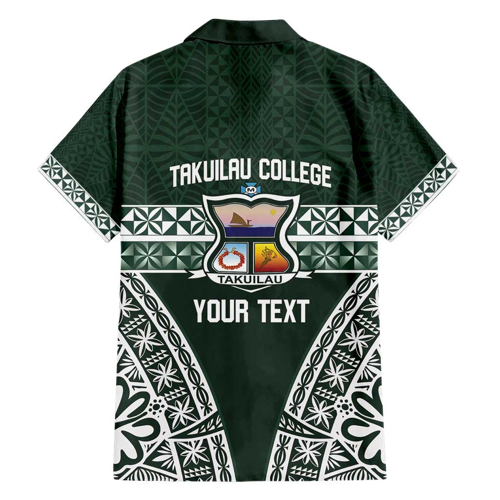 Personalised Tonga Takuilau College Family Matching Short Sleeve Bodycon Dress and Hawaiian Shirt 50th Anniversary Ngatu Kupesi - Polynesian Pride