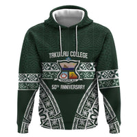 Personalised Tonga Takuilau College Hoodie 50th Anniversary Ngatu Kupesi - Polynesian Pride