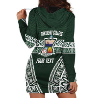 Personalised Tonga Takuilau College Hoodie Dress 50th Anniversary Ngatu Kupesi - Polynesian Pride