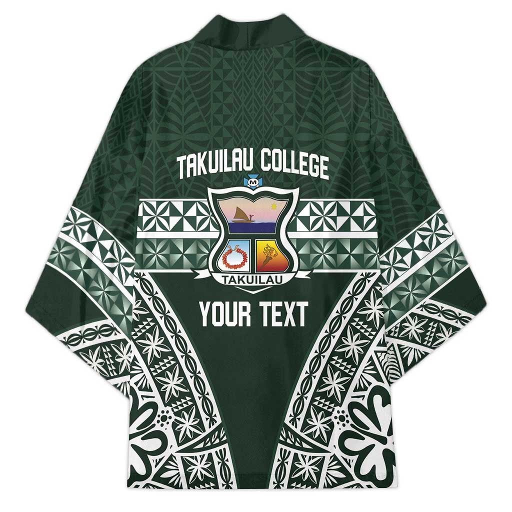 Personalised Tonga Takuilau College Kimono 50th Anniversary Ngatu Kupesi - Polynesian Pride