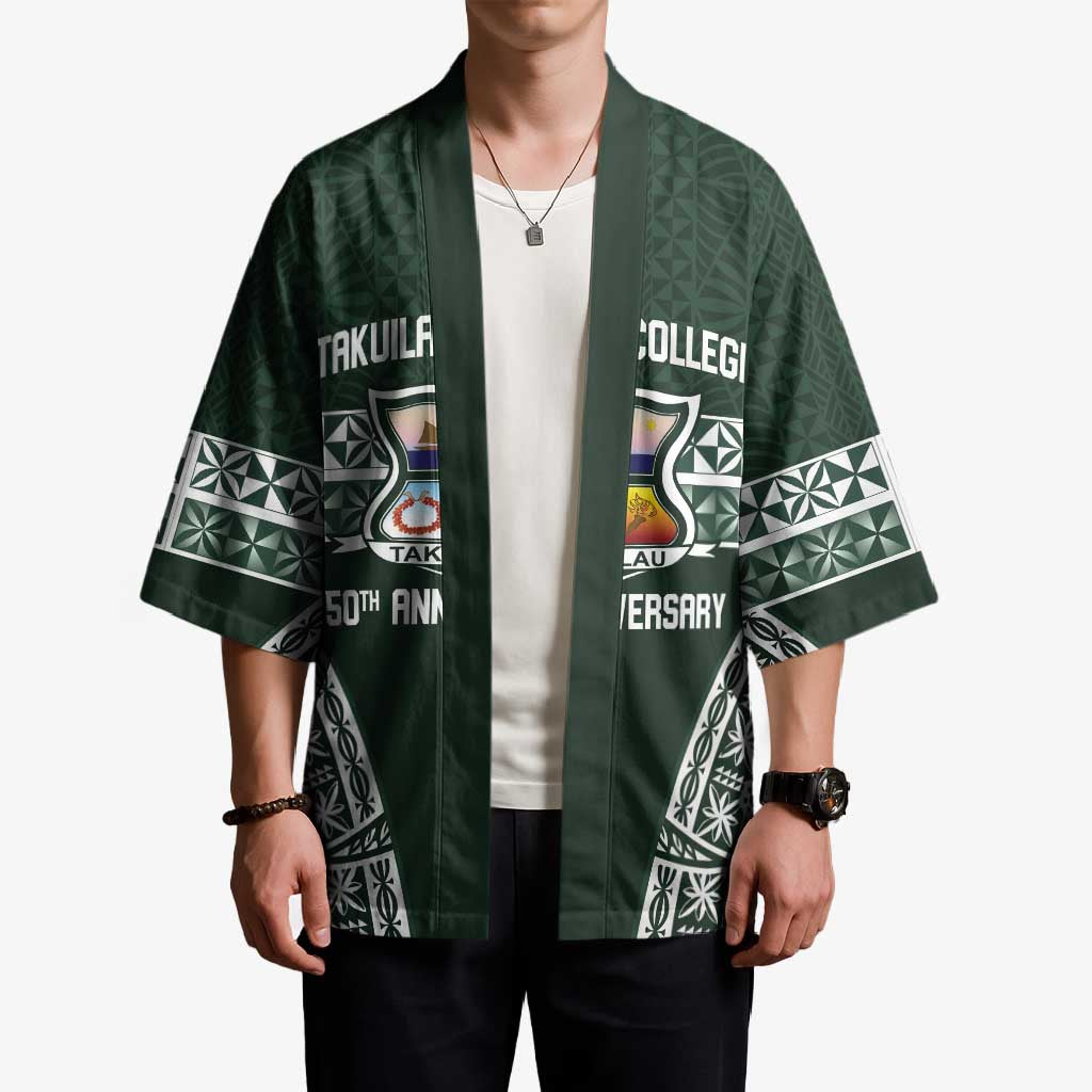Personalised Tonga Takuilau College Kimono 50th Anniversary Ngatu Kupesi - Polynesian Pride