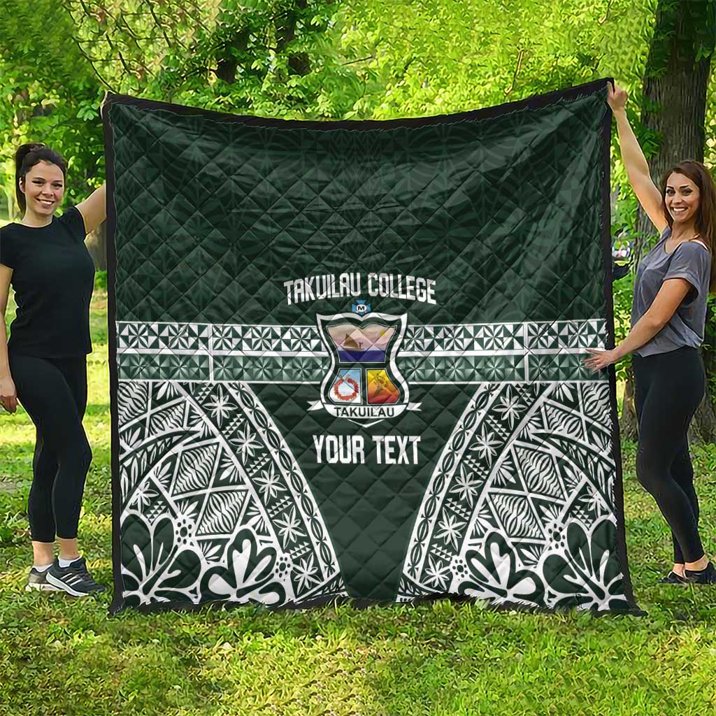 Personalised Tonga Takuilau College Quilt 50th Anniversary Ngatu Kupesi - Polynesian Pride