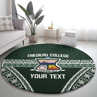 Personalised Tonga Takuilau College Round Carpet 50th Anniversary Ngatu Kupesi - Polynesian Pride