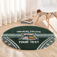 Personalised Tonga Takuilau College Round Carpet 50th Anniversary Ngatu Kupesi - Polynesian Pride