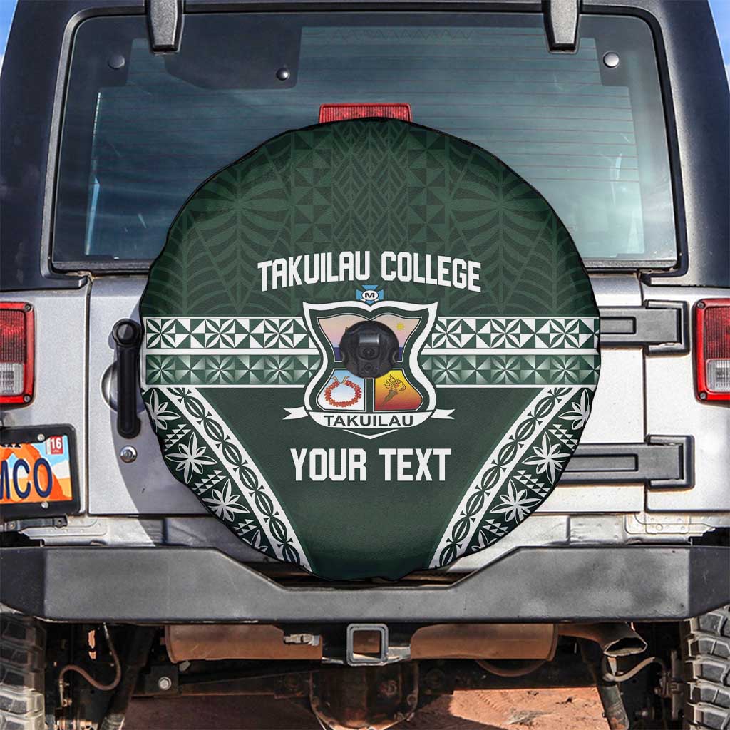 Personalised Tonga Takuilau College Spare Tire Cover 50th Anniversary Ngatu Kupesi - Polynesian Pride