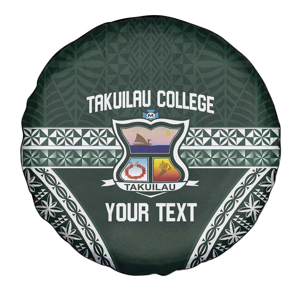 Personalised Tonga Takuilau College Spare Tire Cover 50th Anniversary Ngatu Kupesi - Polynesian Pride