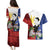Philippines Rizal Day Couples Matching Puletasi and Hawaiian Shirt Filipino Sampaguita Grunge Style - Polynesian Pride