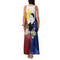 Philippines Rizal Day Family Matching Tank Maxi Dress and Hawaiian Shirt Filipino Sampaguita Grunge Style - Polynesian Pride