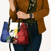 Philippines Rizal Day Leather Bag Filipino Sampaguita Grunge Style - Polynesian Pride