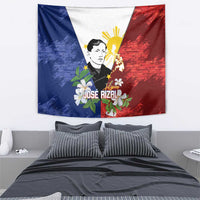 Philippines Rizal Day Tapestry Filipino Sampaguita Grunge Style - Polynesian Pride