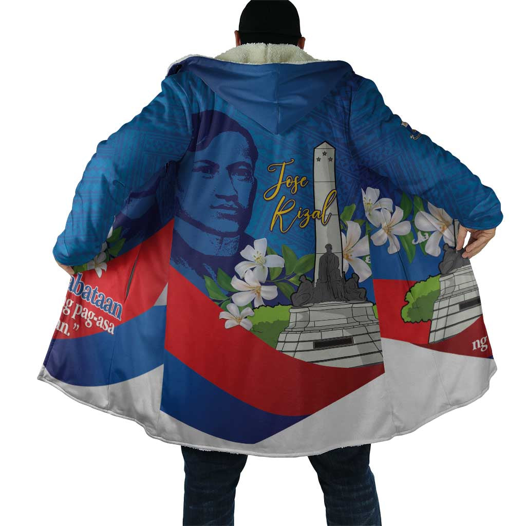 Philippines Rizal Day Cloak Filipino Motto Stella Polynesian Pattern - Polynesian Pride