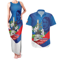 Philippines Rizal Day Couples Matching Tank Maxi Dress and Hawaiian Shirt Filipino Motto Stella Polynesian Pattern - Polynesian Pride