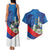 Philippines Rizal Day Couples Matching Tank Maxi Dress and Hawaiian Shirt Filipino Motto Stella Polynesian Pattern - Polynesian Pride