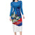 Philippines Rizal Day Family Matching Long Sleeve Bodycon Dress and Hawaiian Shirt Filipino Motto Stella Polynesian Pattern - Polynesian Pride