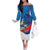 Philippines Rizal Day Family Matching Off The Shoulder Long Sleeve Dress and Hawaiian Shirt Filipino Motto Stella Polynesian Pattern - Polynesian Pride