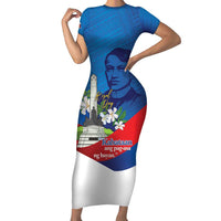 Philippines Rizal Day Family Matching Short Sleeve Bodycon Dress and Hawaiian Shirt Filipino Motto Stella Polynesian Pattern - Polynesian Pride