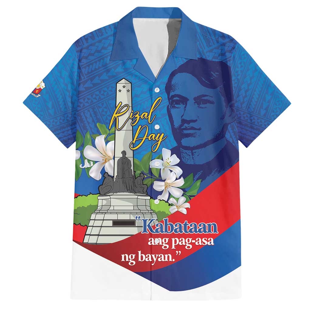 Philippines Rizal Day Hawaiian Shirt Filipino Motto Stella Polynesian Pattern - Polynesian Pride