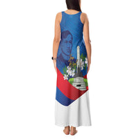 Philippines Rizal Day Tank Maxi Dress Filipino Motto Stella Polynesian Pattern - Polynesian Pride