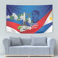 Philippines Rizal Day Tapestry Filipino Motto Stella Polynesian Pattern - Polynesian Pride