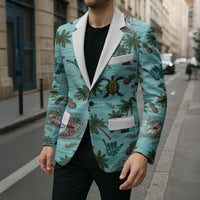 Aloha Hawaii Surfing Tropical Seamless Blazer LT14 - Polynesian Pride