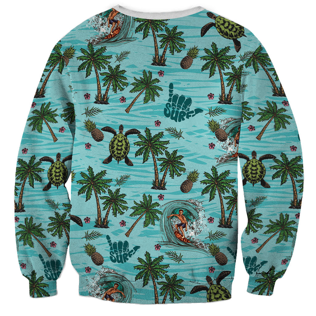 Aloha Hawaii Surfing Tropical Seamless Sweatshirt LT14 - Polynesian Pride