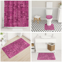 Hawaii Rainforest Beach Tropical Flowers Bathroom Set