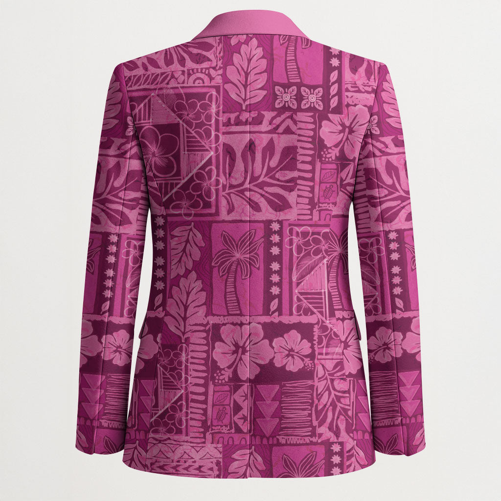 Hawaii Rainforest Beach Tropical Flowers Blazer LT14 - Polynesian Pride