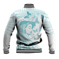 Polynesia Cervical Cancer Awareness Month Baseball Jacket Polynesian Women Faith Hope Love! LT14 - Polynesian Pride