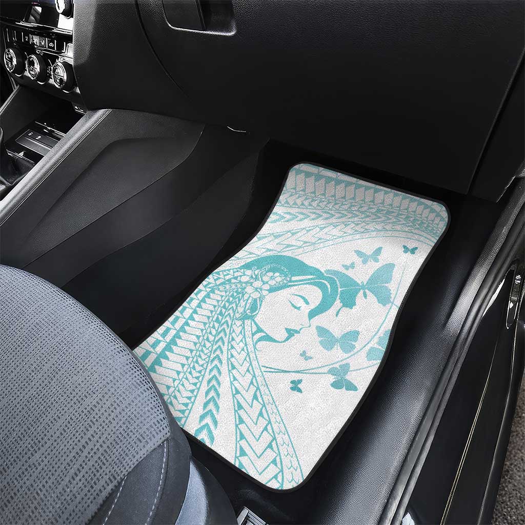 Polynesia Cervical Cancer Awareness Month Car Mats Polynesian Women Faith Hope Love! LT14 - Polynesian Pride