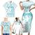 Polynesia Cervical Cancer Awareness Month Family Matching Short Sleeve Bodycon Dress and Hawaiian Shirt Polynesian Women Faith Hope Love!