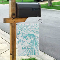 Polynesia Cervical Cancer Awareness Month Garden Flag Polynesian Women Faith Hope Love! LT14 - Polynesian Pride