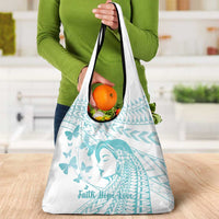 Polynesia Cervical Cancer Awareness Month Grocery Bag Polynesian Women Faith Hope Love!